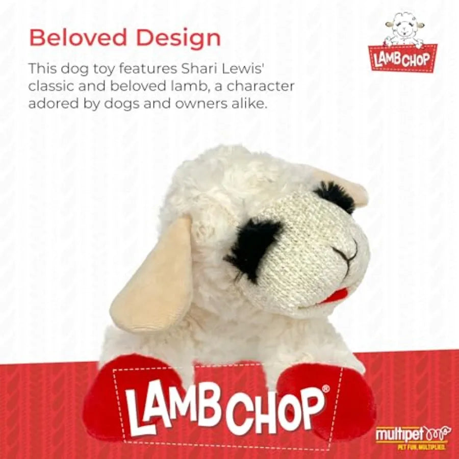 Lamb Chop Plush Toy, Squishable and Squeaky