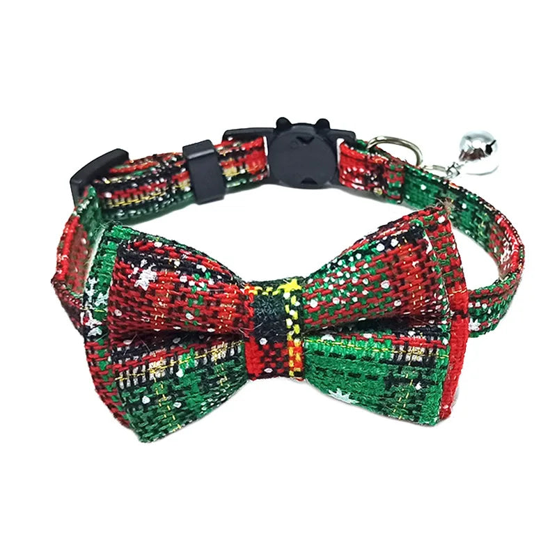 Pet Breakaway Cat Collar, Bow Tie and Bell