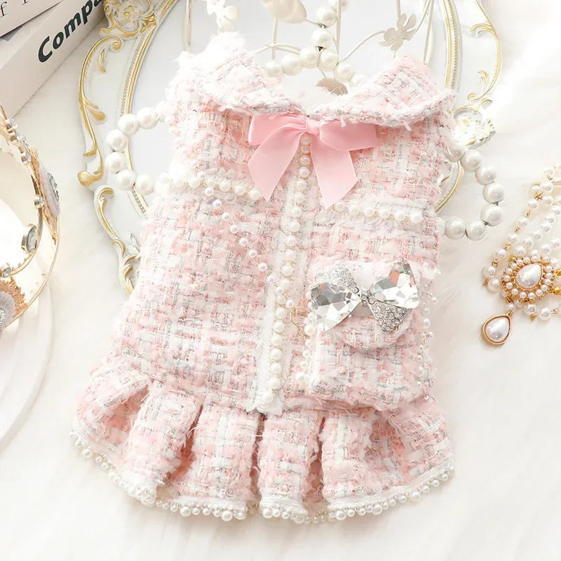 NEW Winter Cat/ Dog Dress, Luxury Princess Wedding Dress