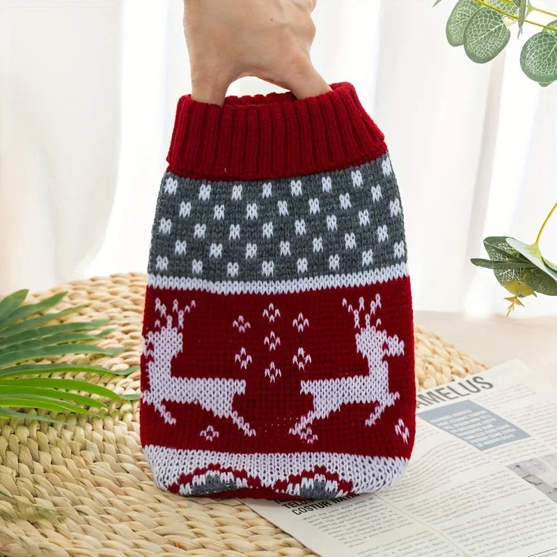 Christmas Style Wool Sweater for Dogs/Cats