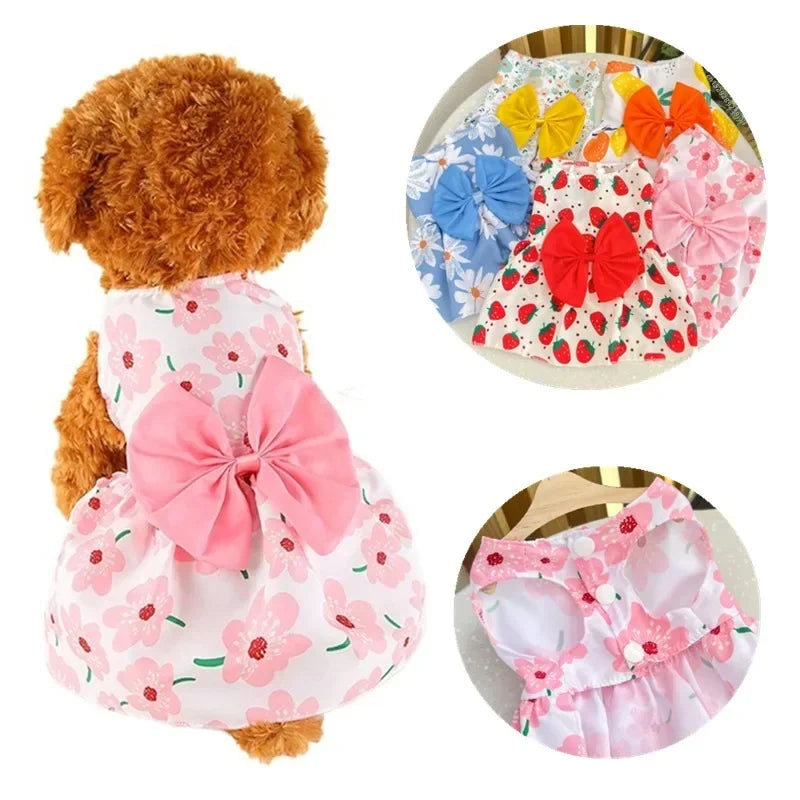 Cute Spring /Summer Dog Princess Dress