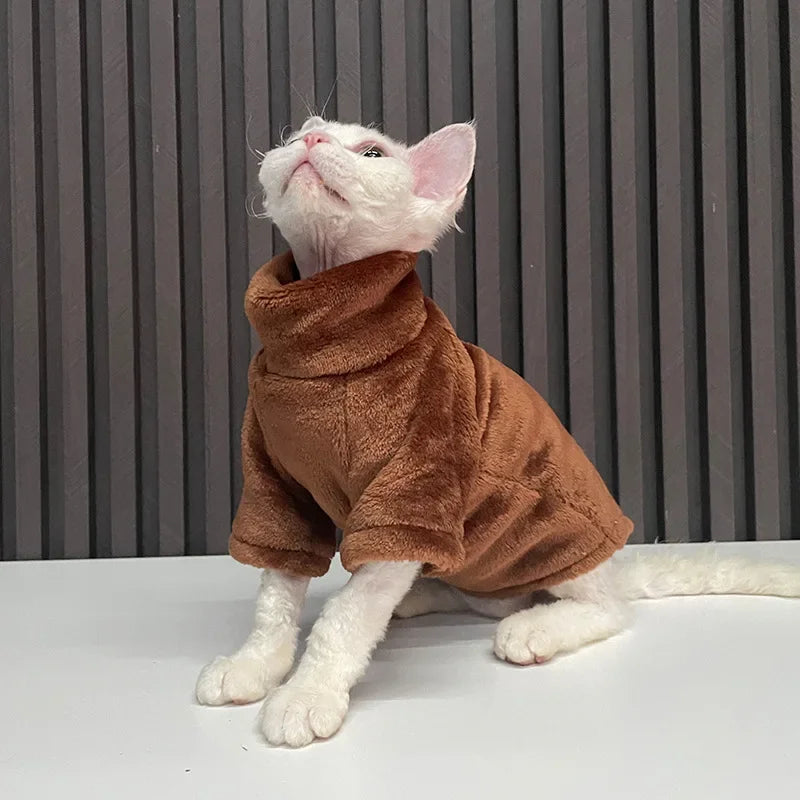 XS-XXL Hairless Cat Sweater Winter Fashion