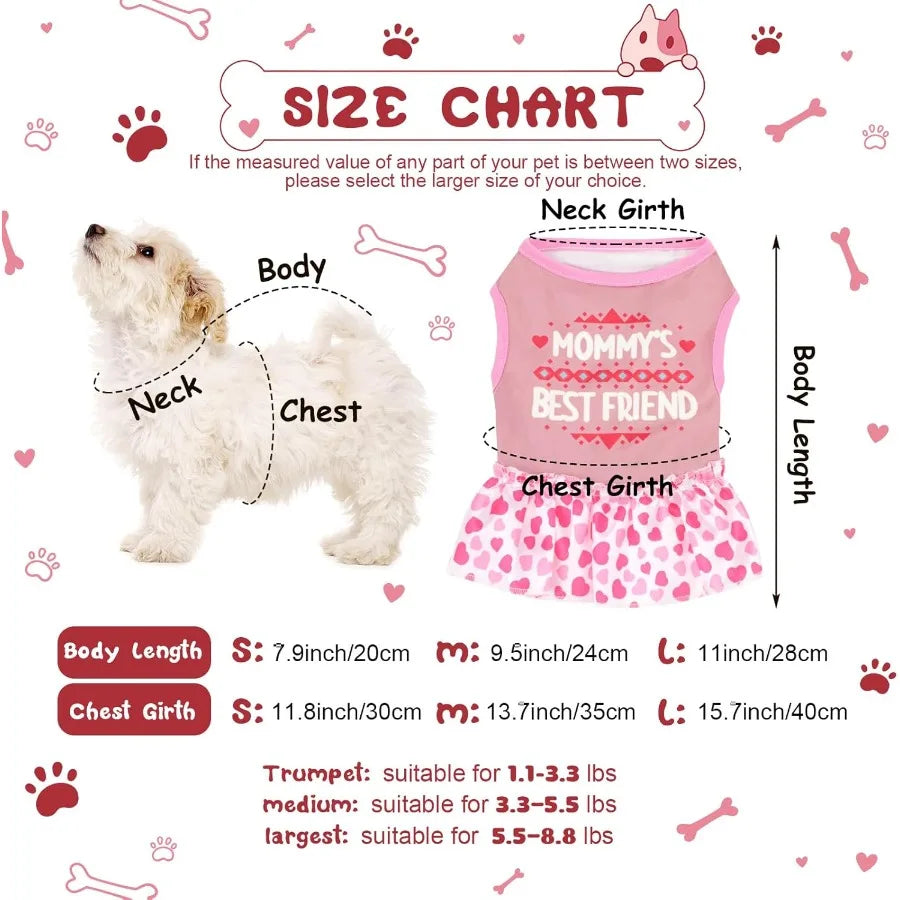 6 Pack Girl Dog/Cat Dress Shirts