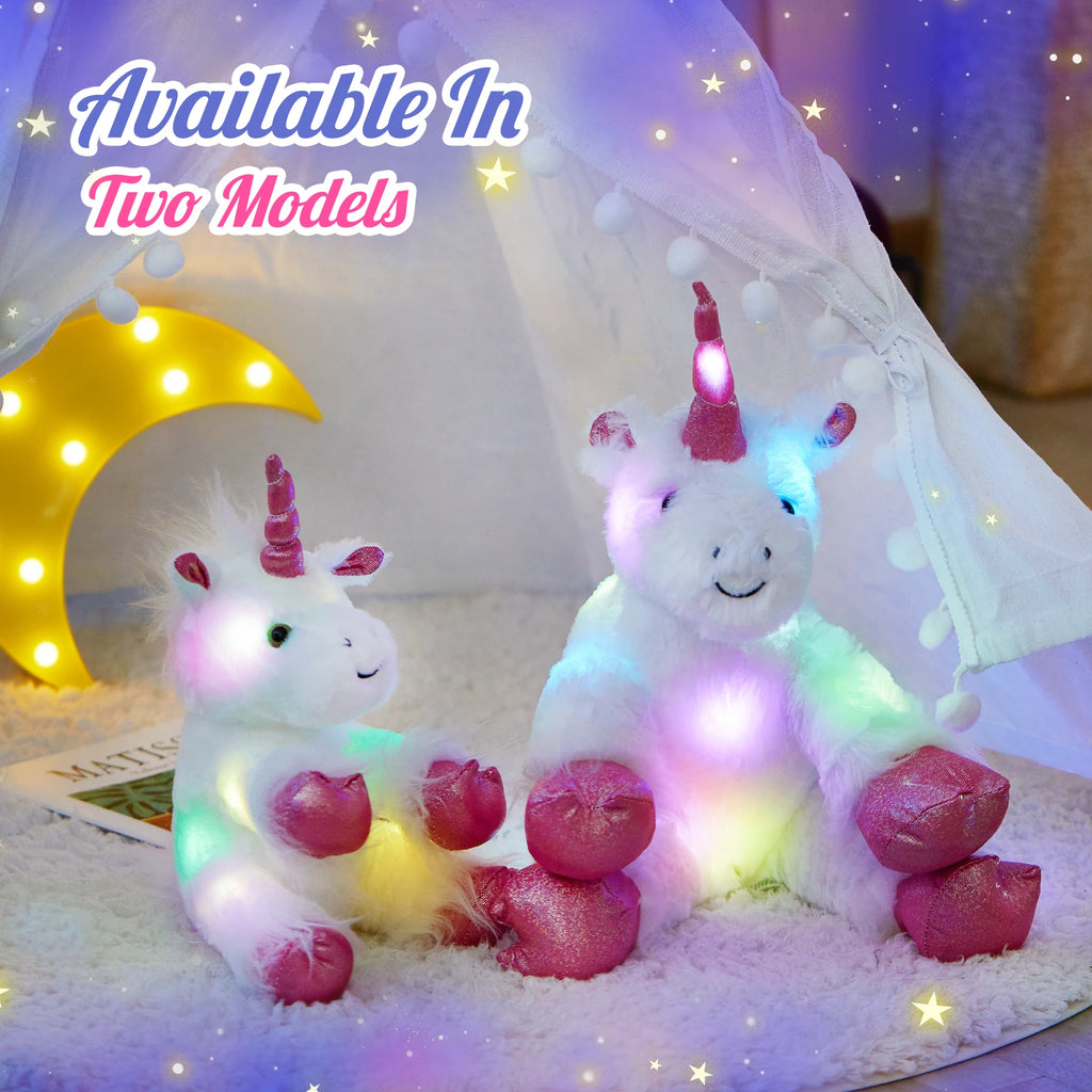 Glowing Unicorn Plush Toy For Pets & Kids