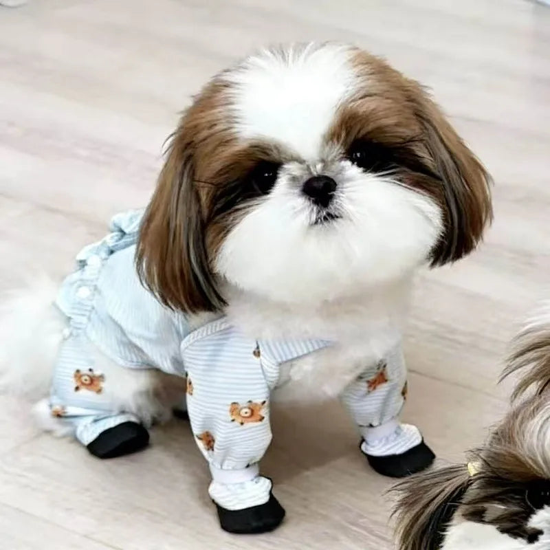 Small to Medium Dog Protection Pants with Feet