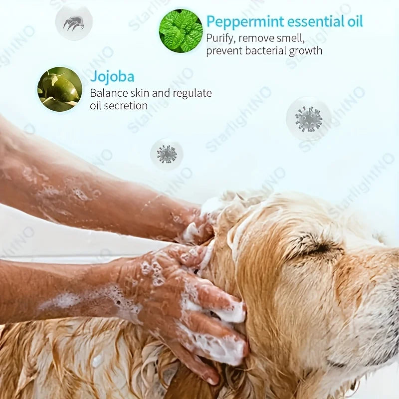 Dry shampoo for pets - no water, no rinsing required