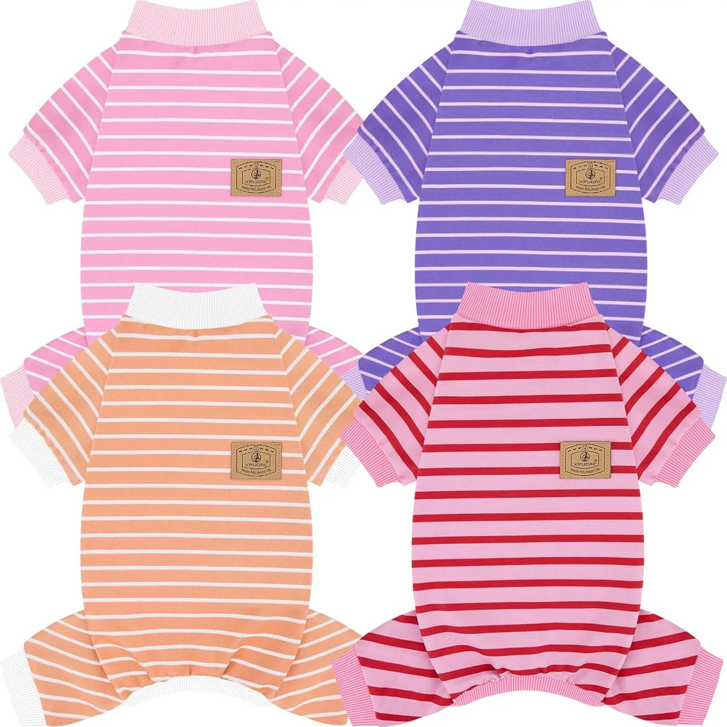 4 Pack Dog Pajamas for Small Dogs/Cats