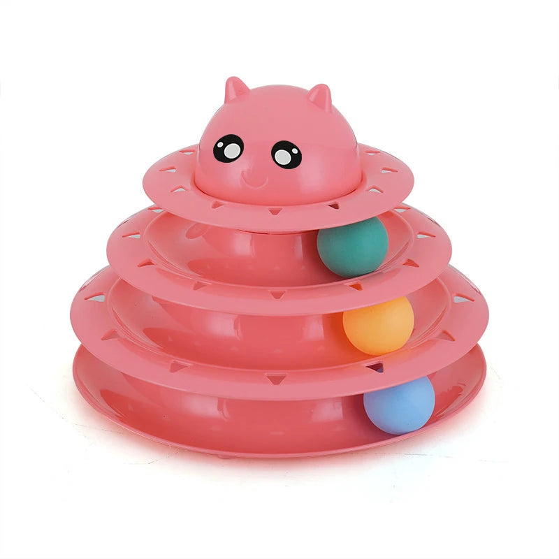 Interactive Cat Toy Tower for Pets