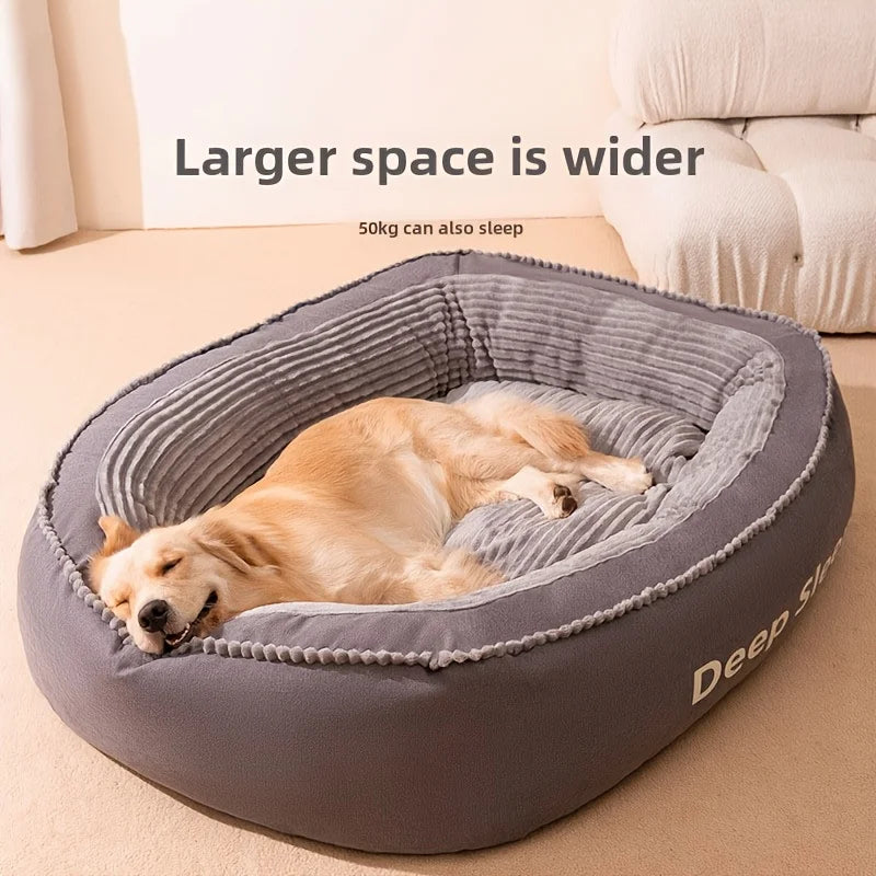 Pet Bed Comfortable Donut Round Dog/Cat Kennel