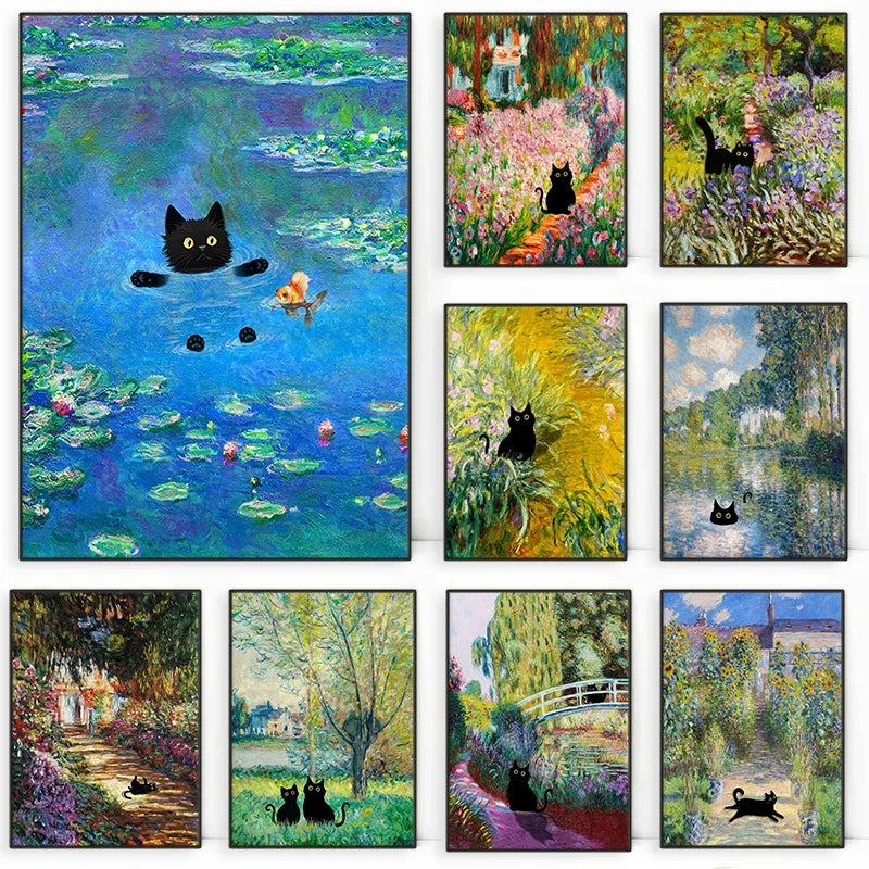 Claude Monet Artworks, Canvas Paintings Wall Art
