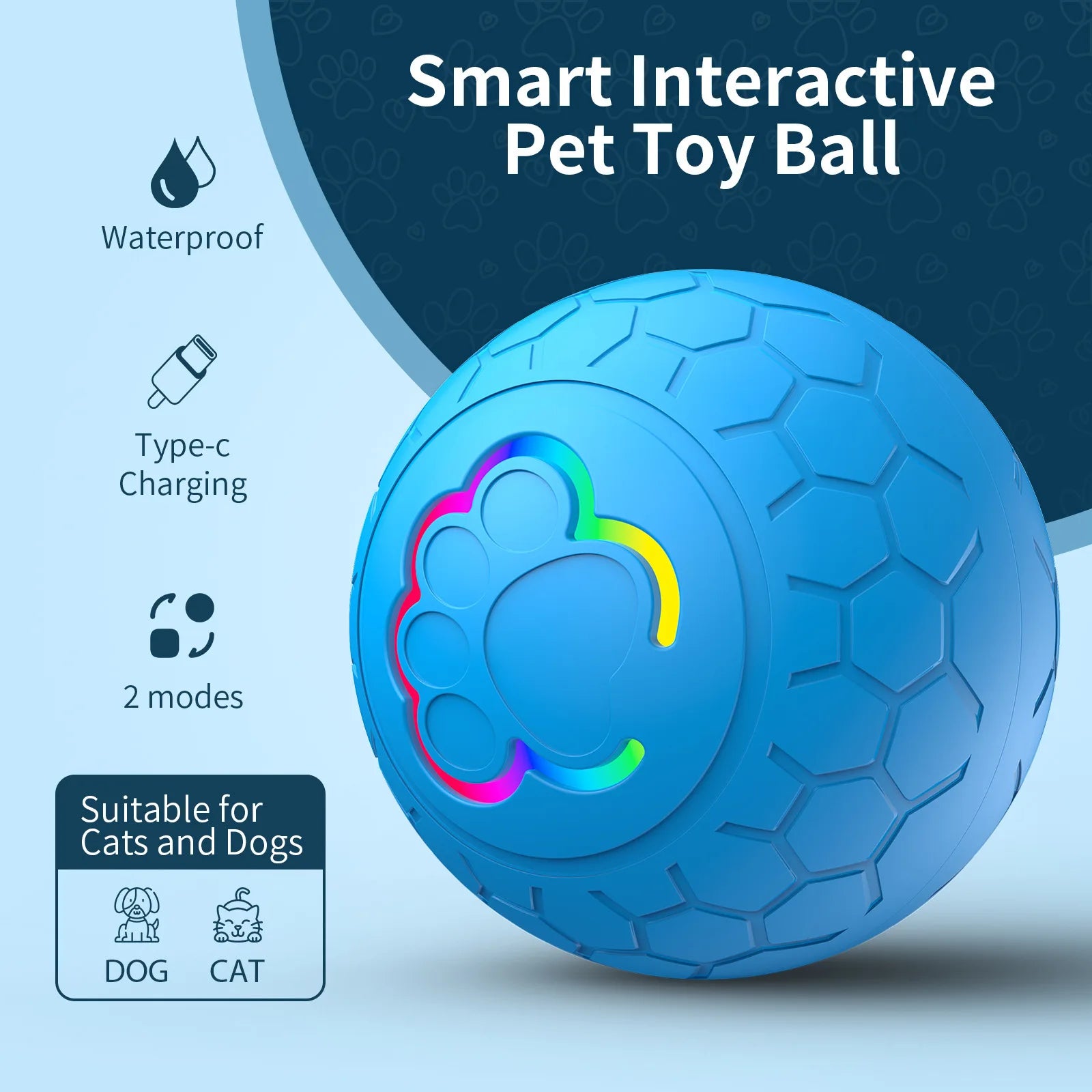 Smart Electronic Interactive Pet Toy Ball