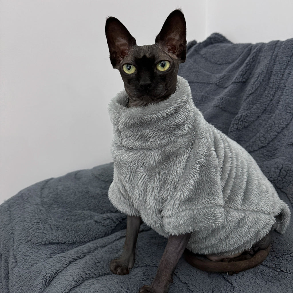 Pet Cat Sweater Home Fur for Devonshire Cats, Hairless Cats