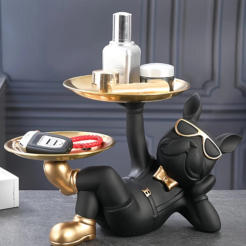 Nordic Fashion Art French Bulldog Animal Figurine