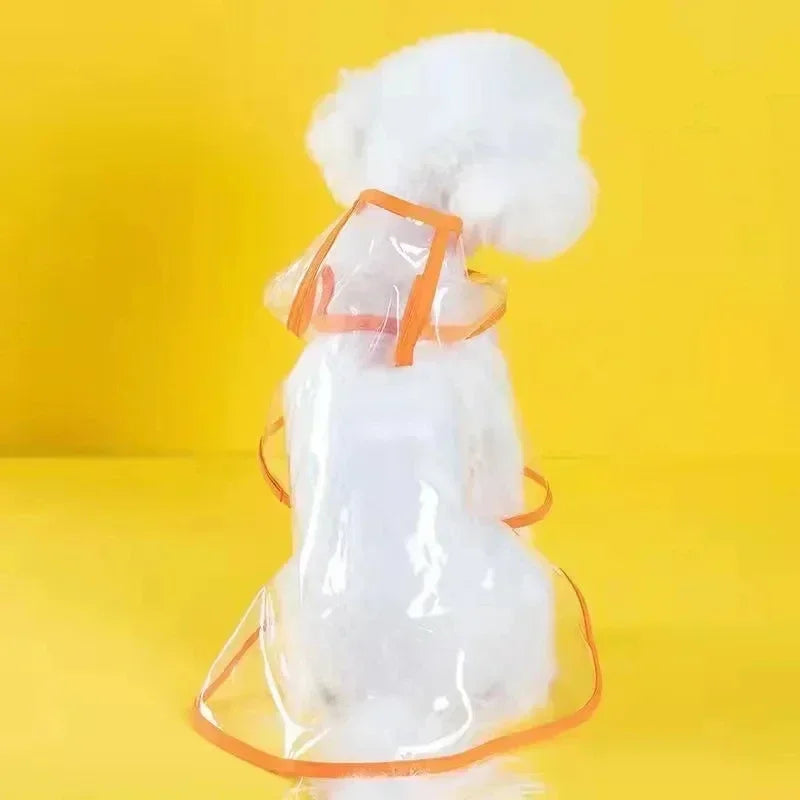 Waterproof Hooded Raincoat for Small Dogs