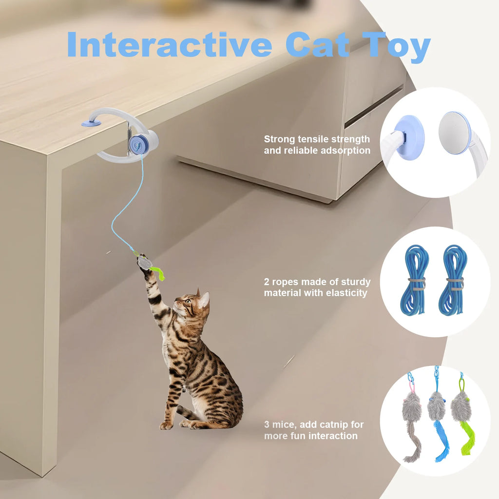 Interactive Cat/Kitten Toys, Electric Door Hanging Cat Toy