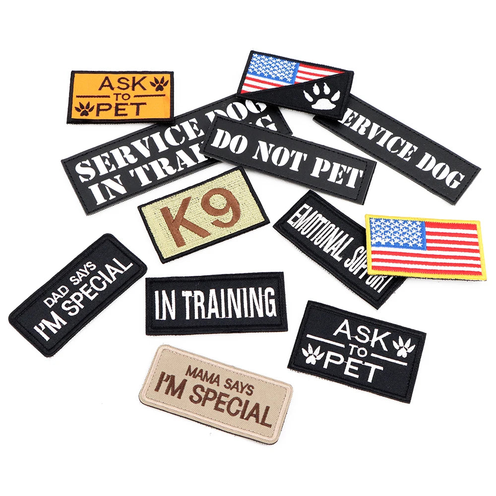 12 Pieces Tactical Patch Bundle