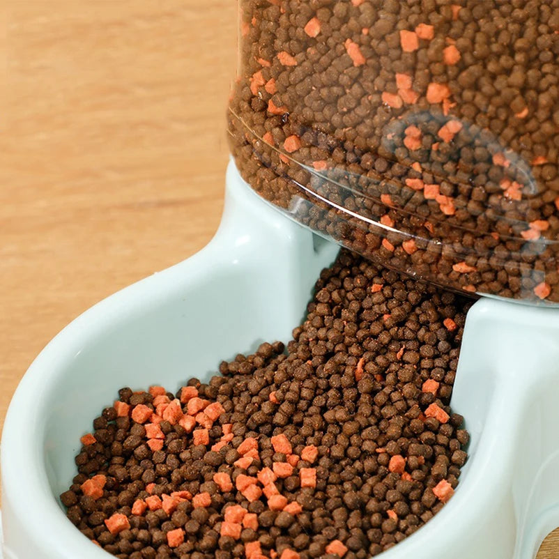 Pet Automatic Feeder, Cat/Dog Drinking Water Bowl 3.8L