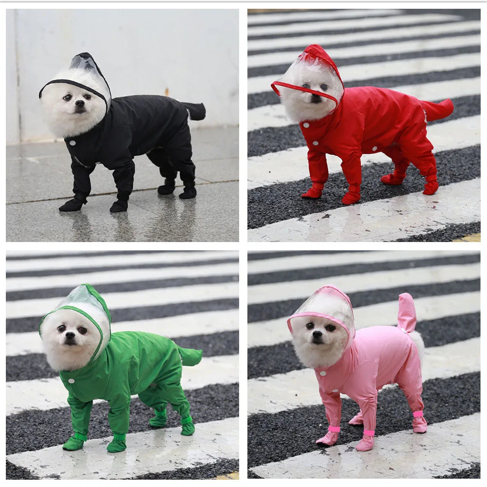 Dog Raincoat/ Rain Boots Shoes for Small Dogs