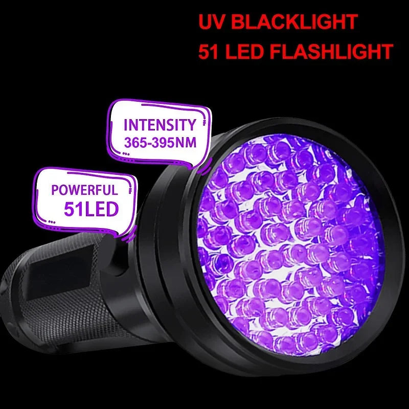 Black Light Handheld Flashlight for Hotel Inspection