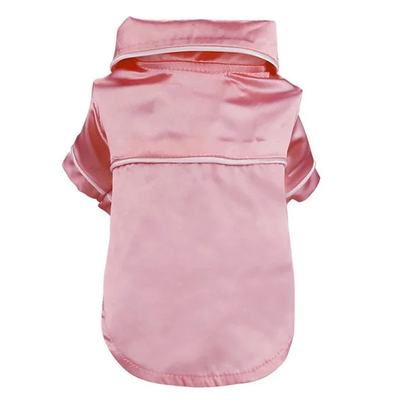 Dog/Cat Soft Silk French Bulldog Pajamas