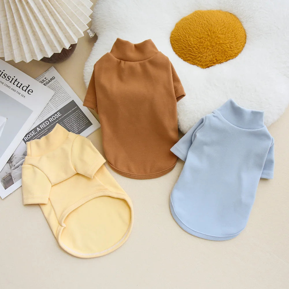 Autumn and Winter Pet Solid Color Warm Hoodie