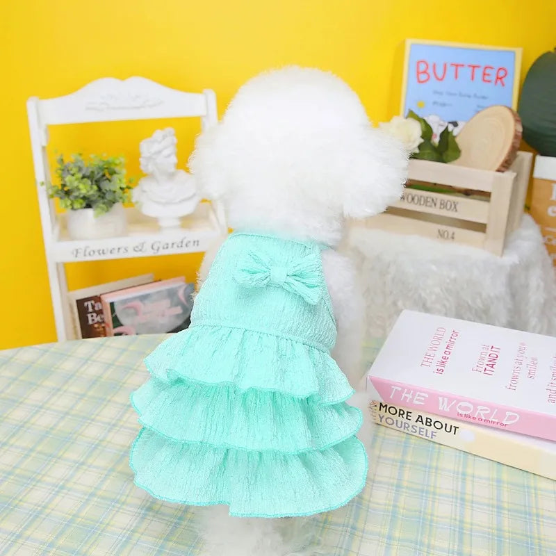 Spring Clothes Dog/Cat Princess Dresses