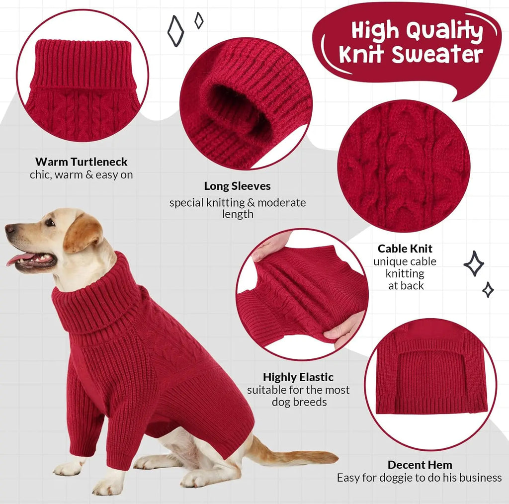 Warm Winter Dog Sweater
