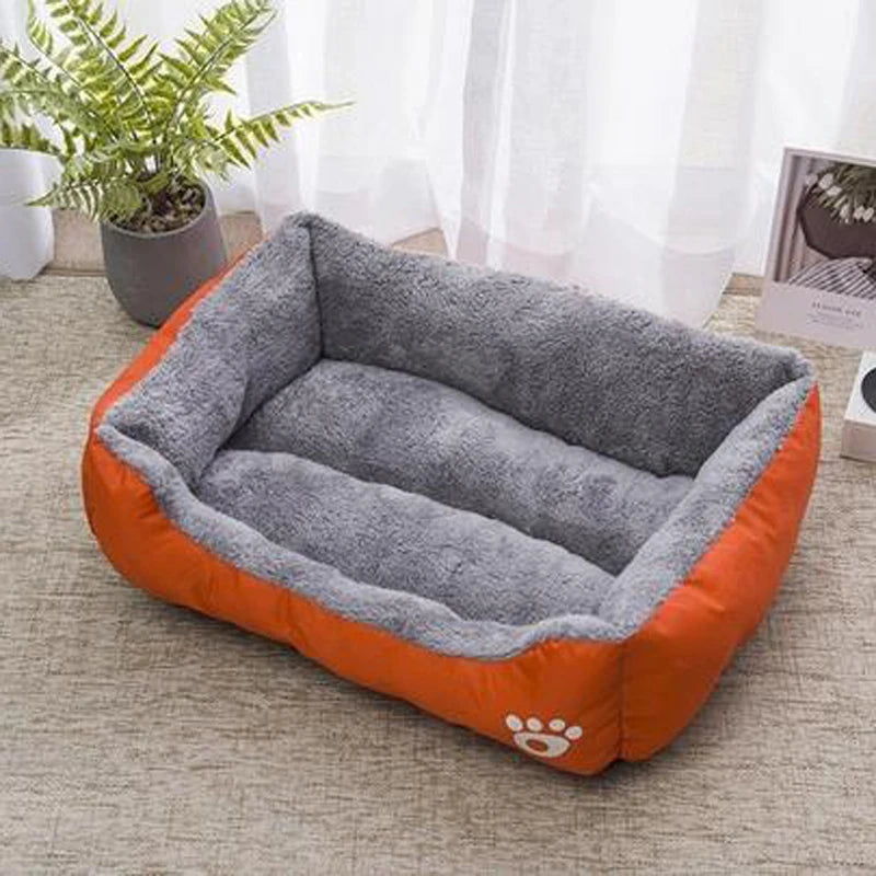 Variety of colors, Plush Sleeping Dog Bed