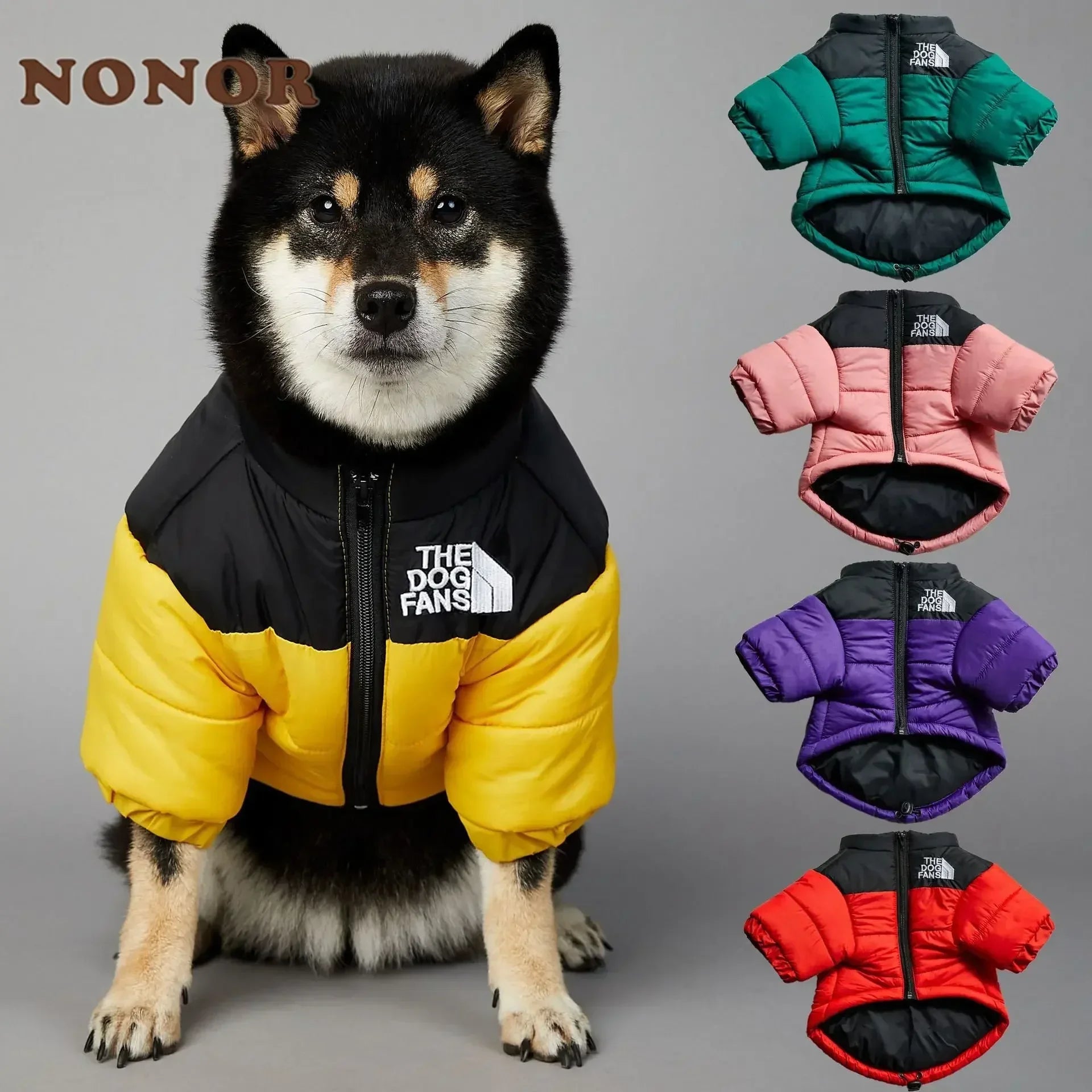 Warm Down Jacket for Small/Medium Dogs