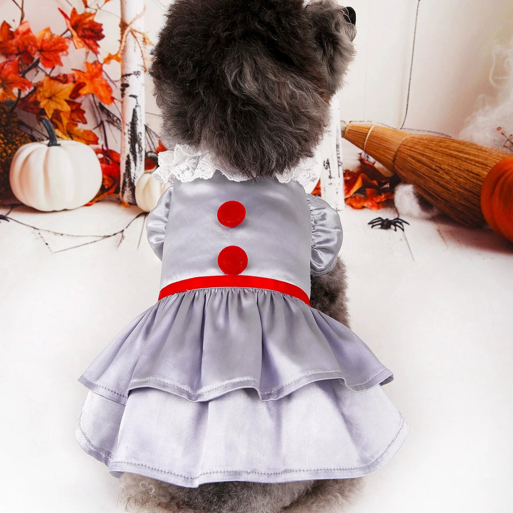 Halloween Pet Costume Joker Dress Apparel
