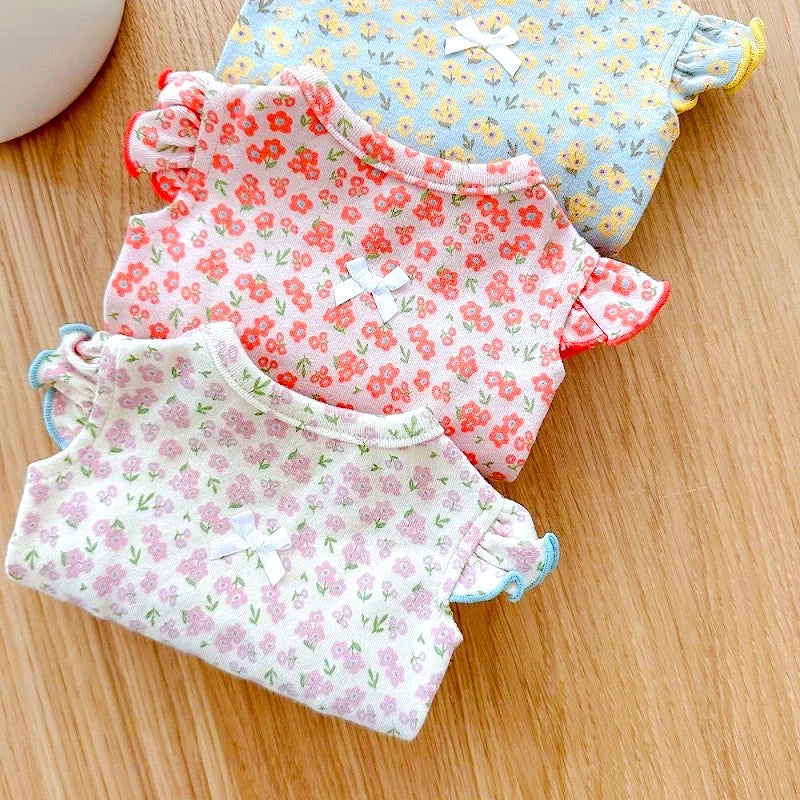 Luxury Dog Clothes Floral Print Dog Vest