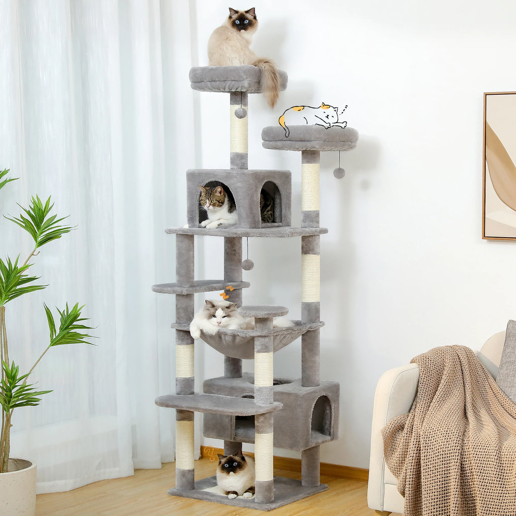 Large Tree and Tower For Indoor Cats