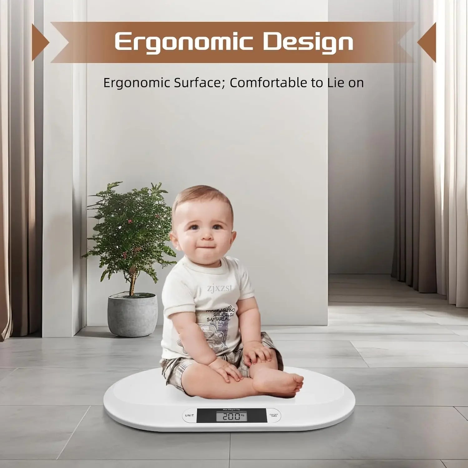 Electronic Small Digital White Pet Scale