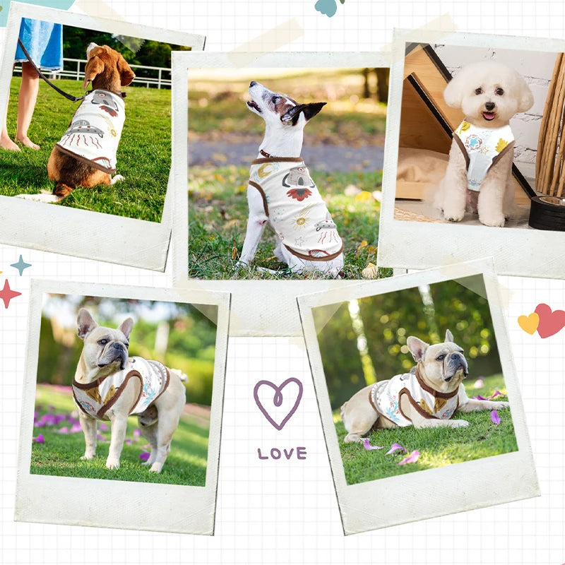 Summer Dog Vest, Breathable Thin T-Shirt