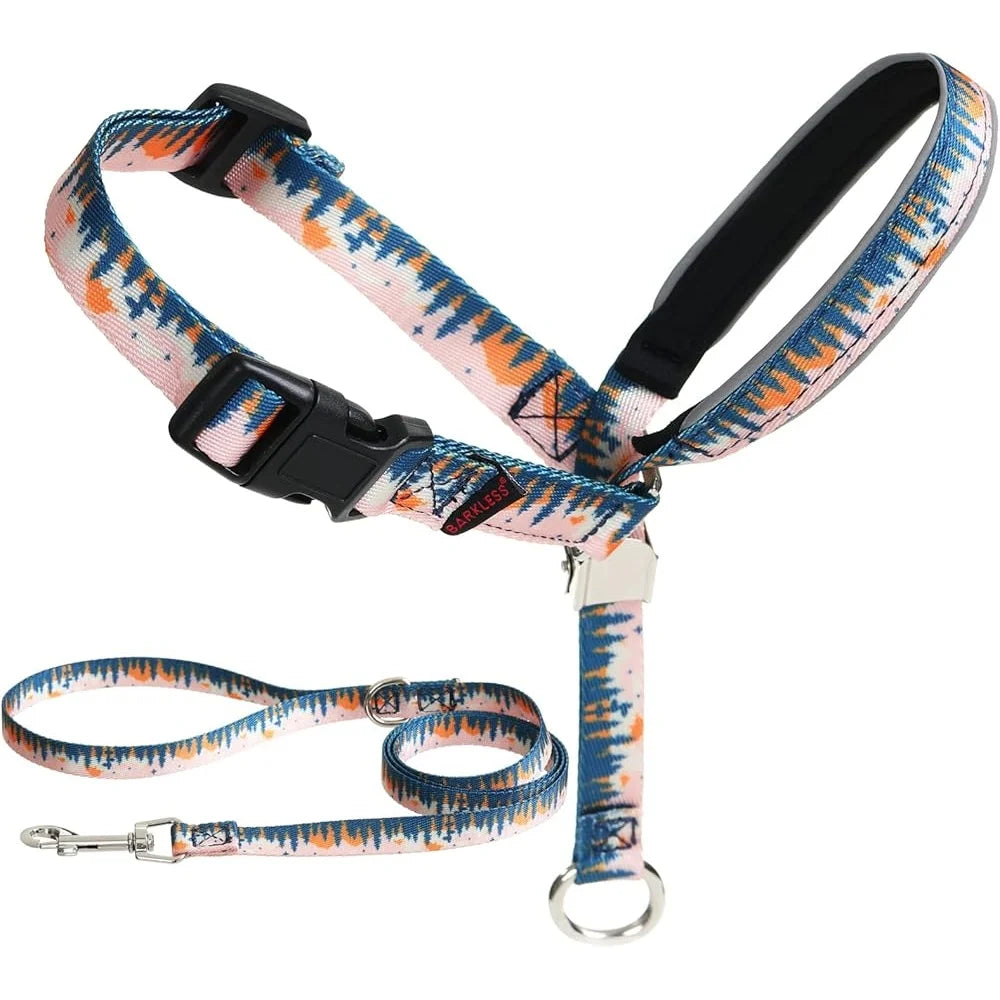 Training Tool for Dog. Head Collar, Anti-Pulling Halter with Leash