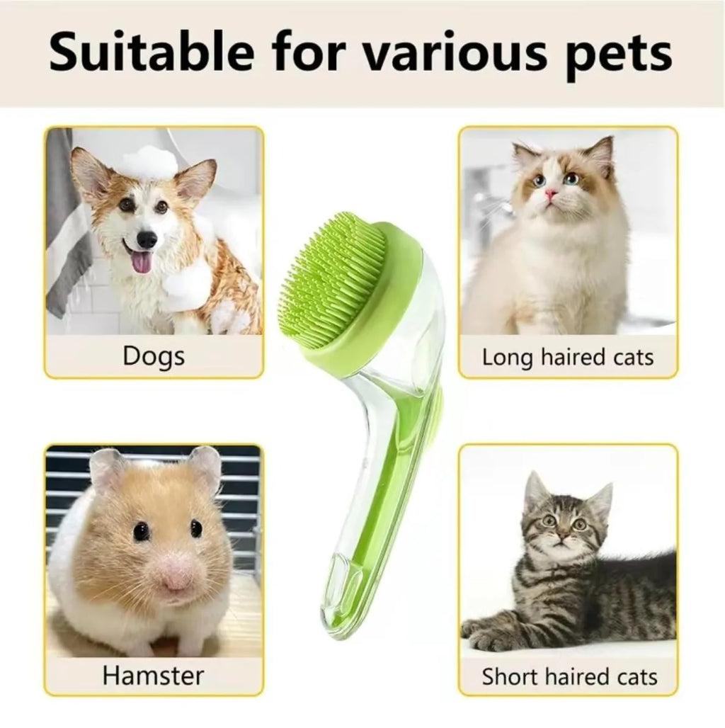 1pcs  Adjustable Pet Bath Brush Set