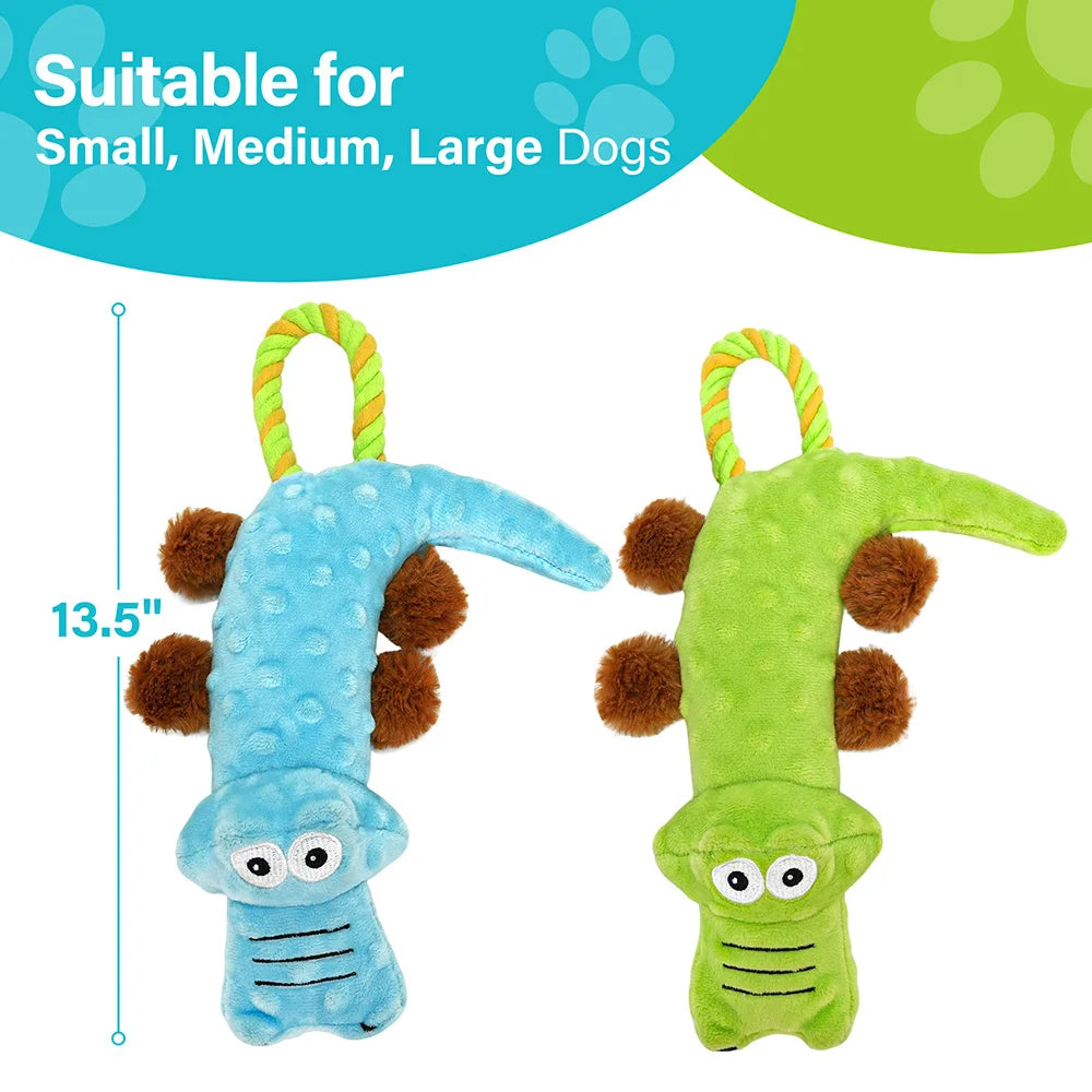2 Pack, Dog Squeaky Interactive Toys