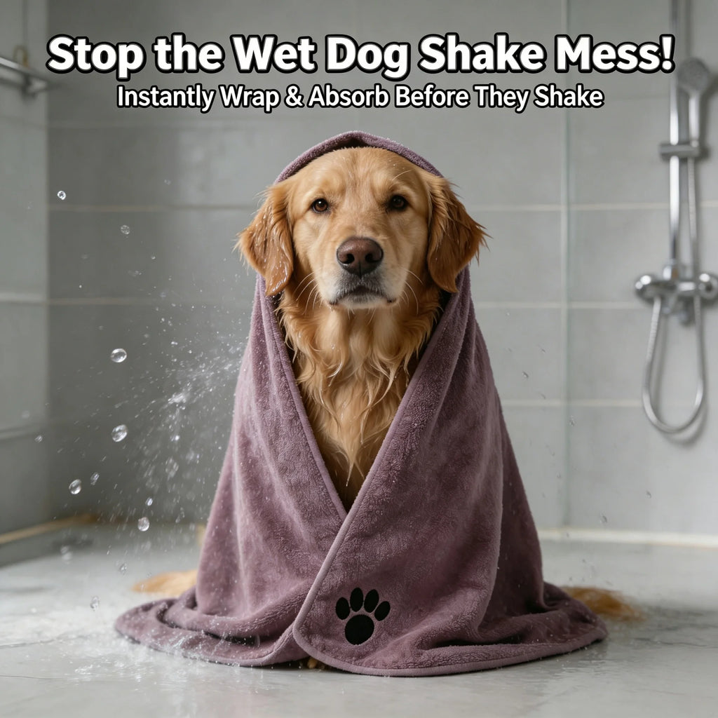 Extra Large Pet Bath Towel Super Absorbent