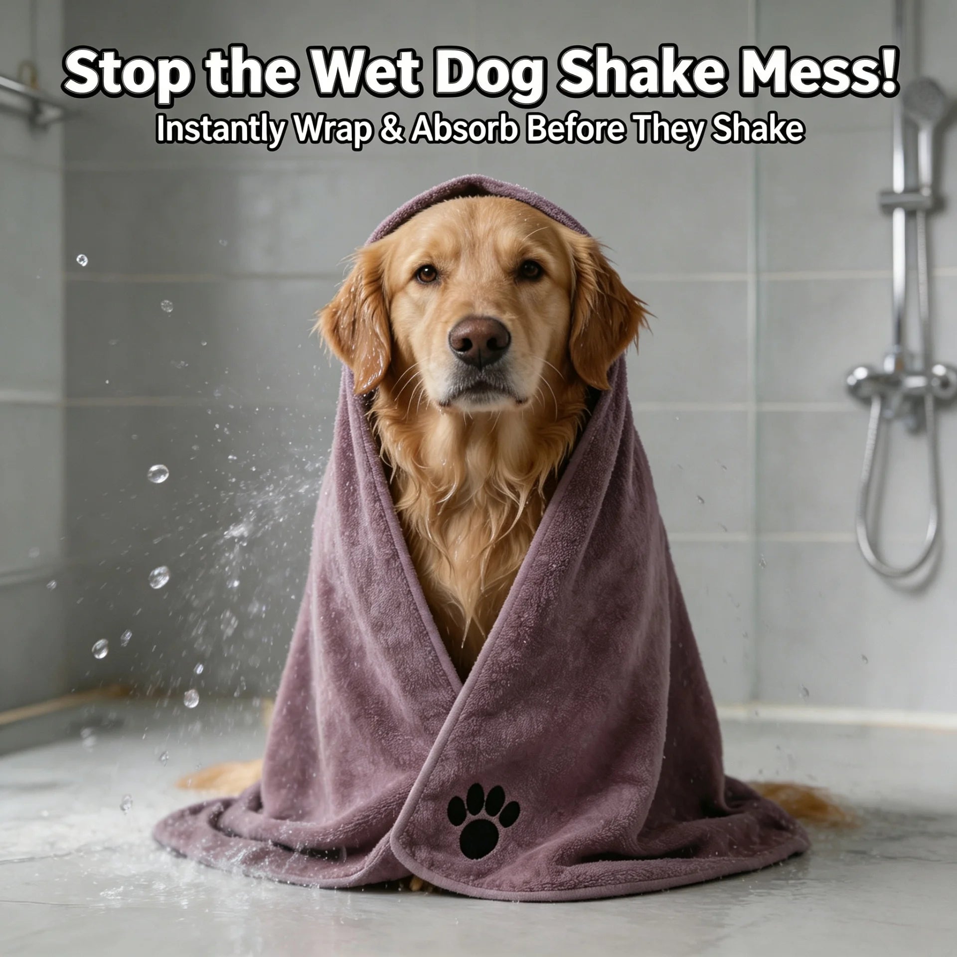 Extra Large Pet Bath Towel Super Absorbent