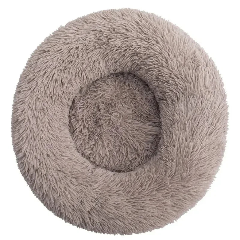 40-90cm 6 Sizes Round Plush Pet Bed