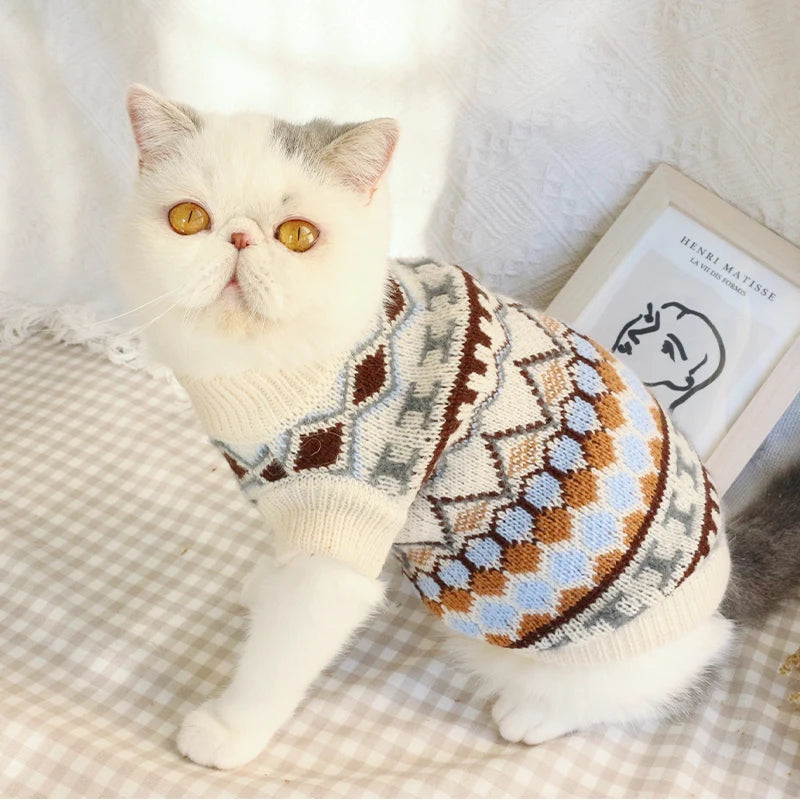 New Luxury Cat/Dog Clothes/Knitted Sweater