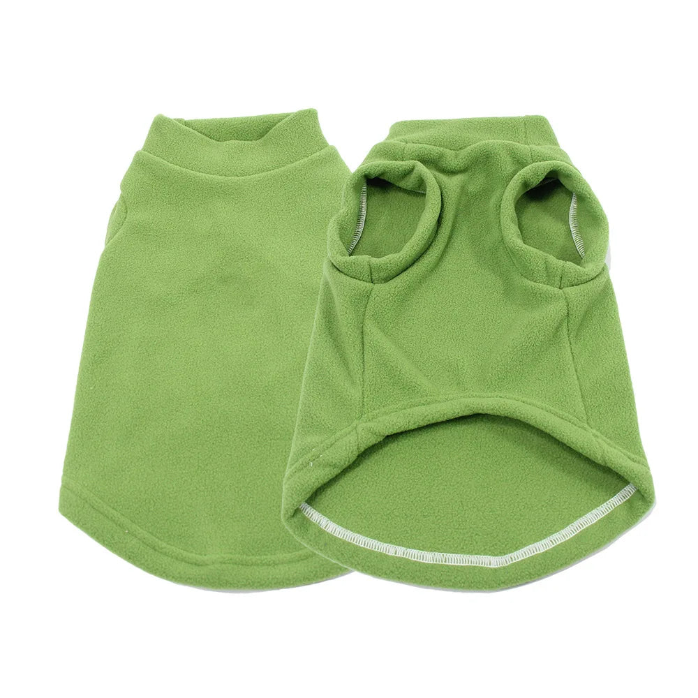 Spring/ Autumn Warm Fleece Cat/dog Jacket Vest
