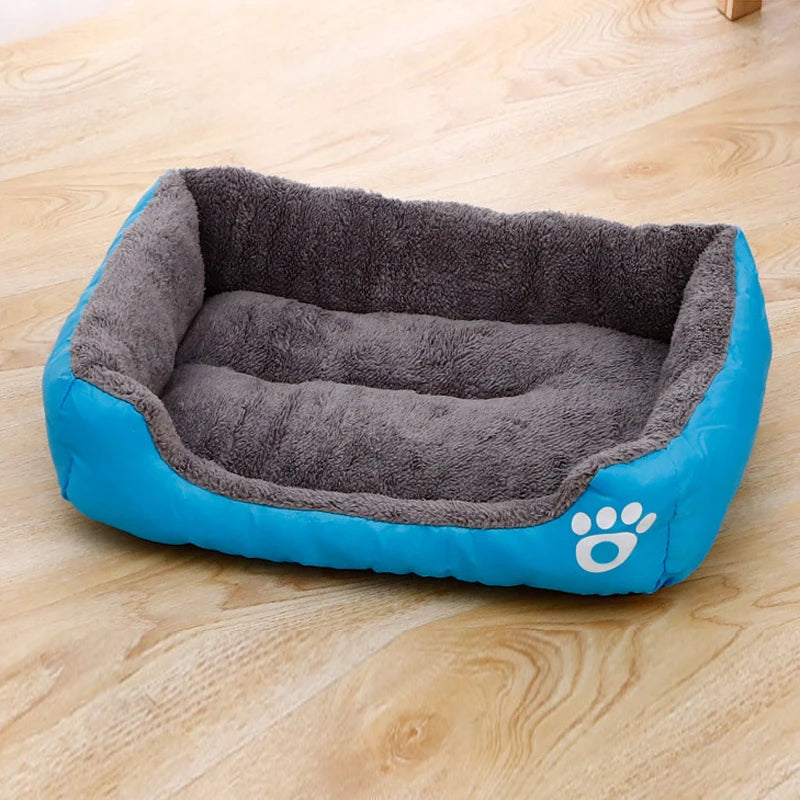 Variety of colors, Plush Sleeping Dog Bed