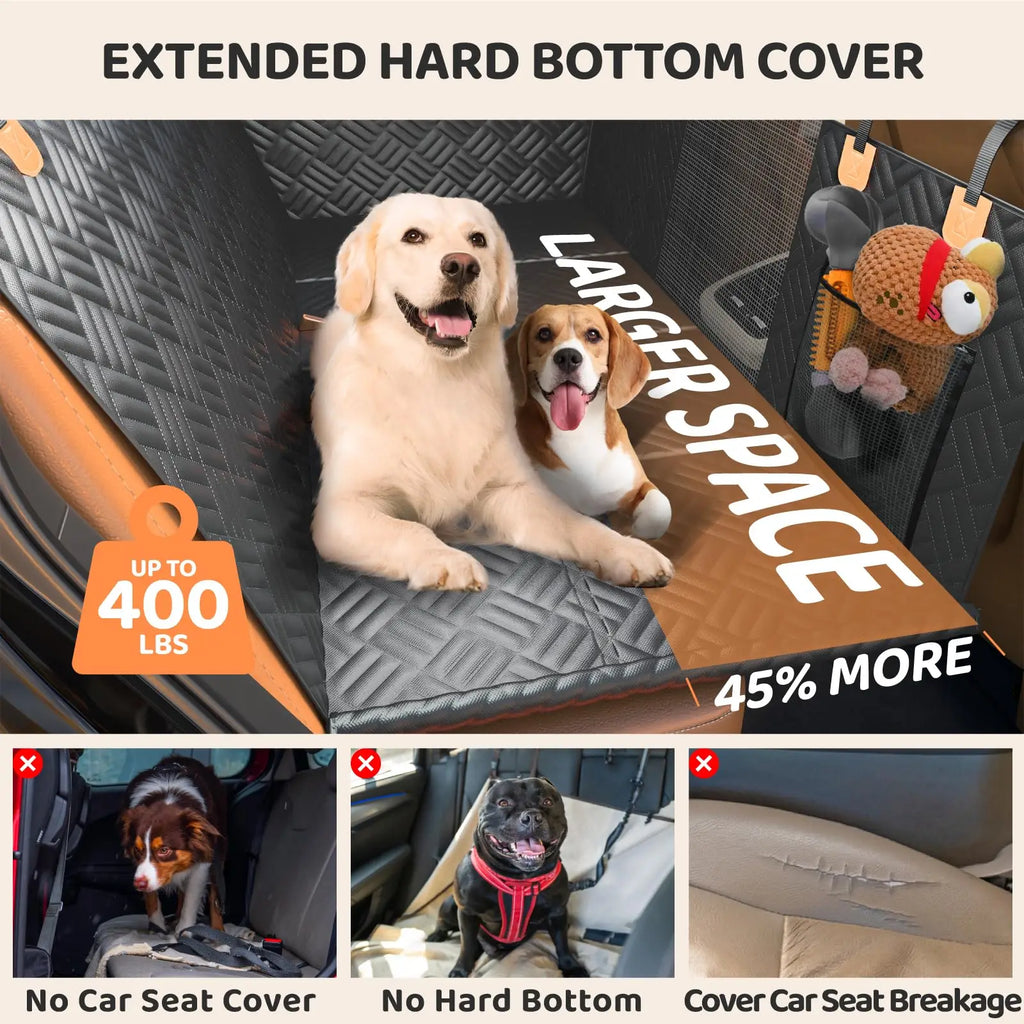 Rear Dog Seat Cover   Load-Bearing   400 Pounds