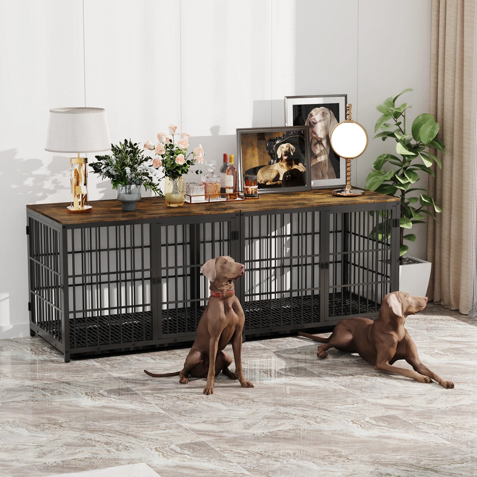 Dog Crate/Furniture Pet Kennel End Table