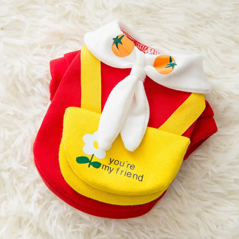 Winter Dog Clothes, Cute Cartoon Warm Hoodie