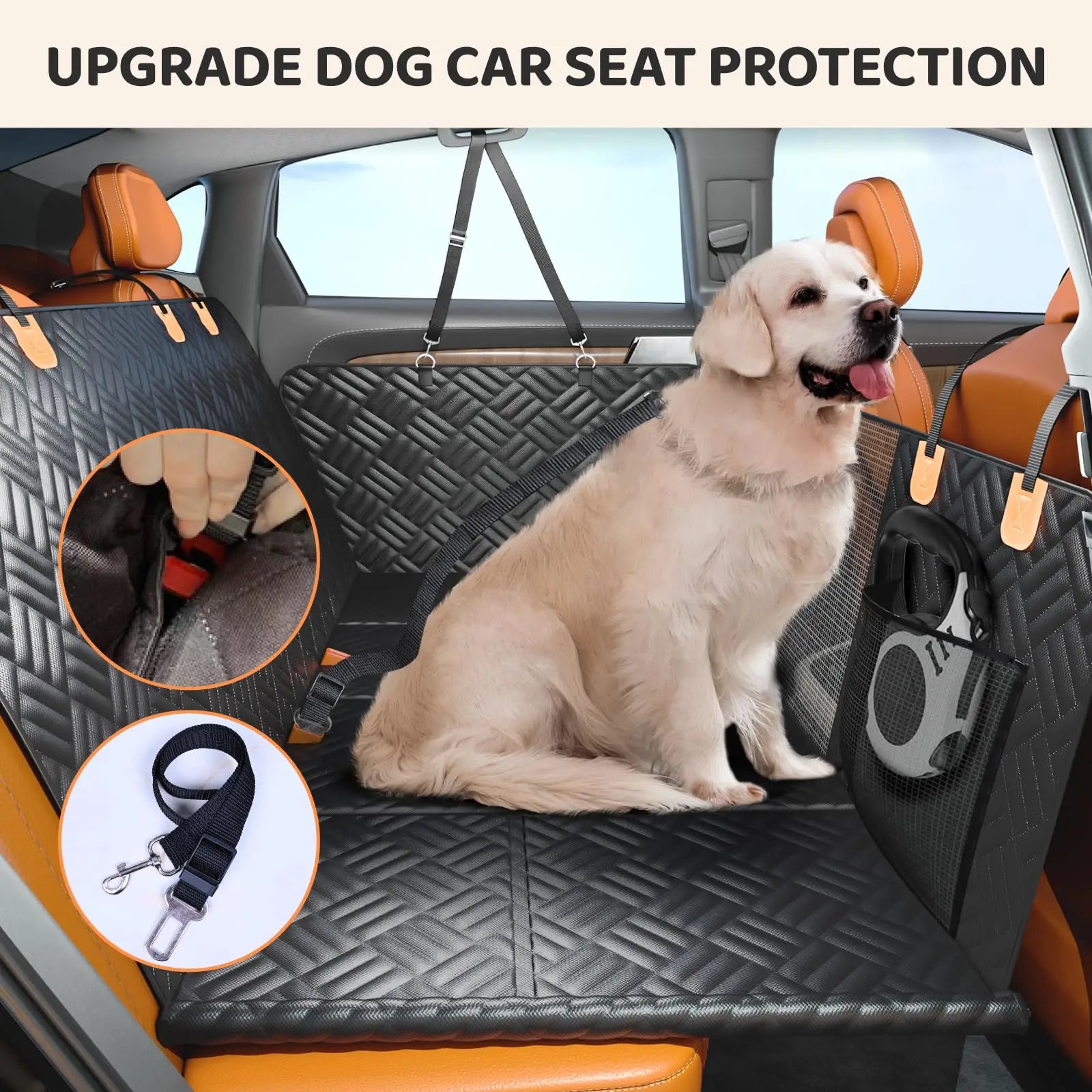 Rear Dog Seat Cover   Load-Bearing   400 Pounds