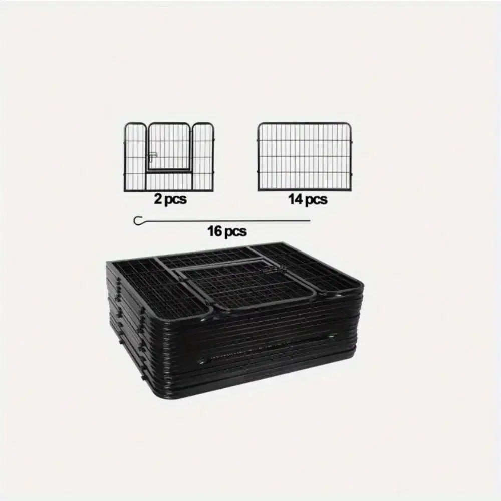 16 Panel Heavy Duty Metal Cage