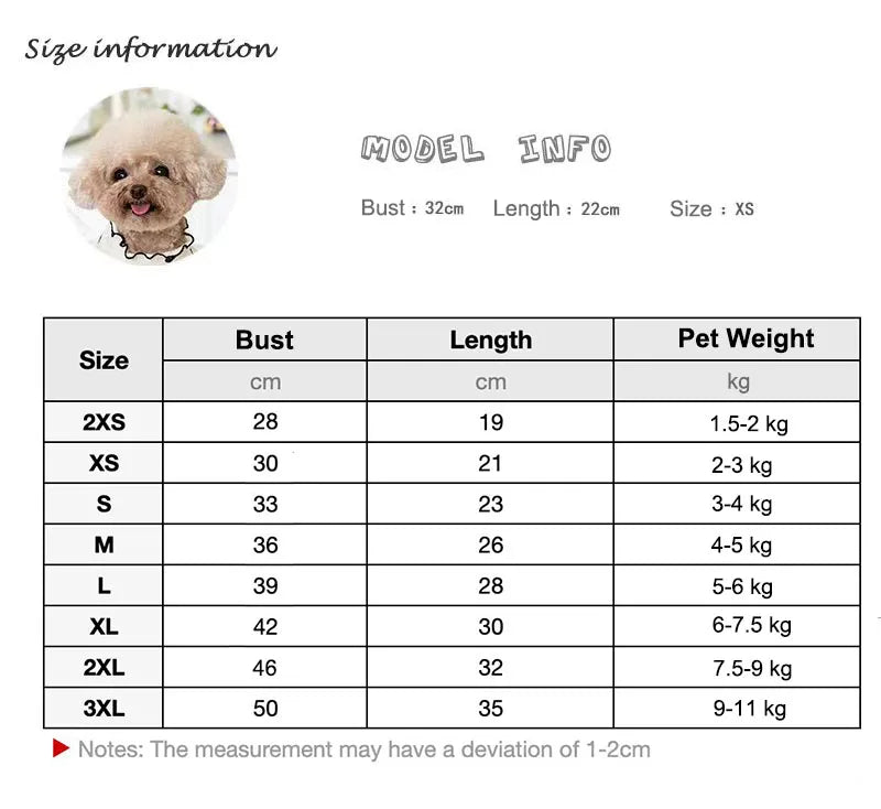 Autumn/Winter Pet Undercoat Dog Clothes