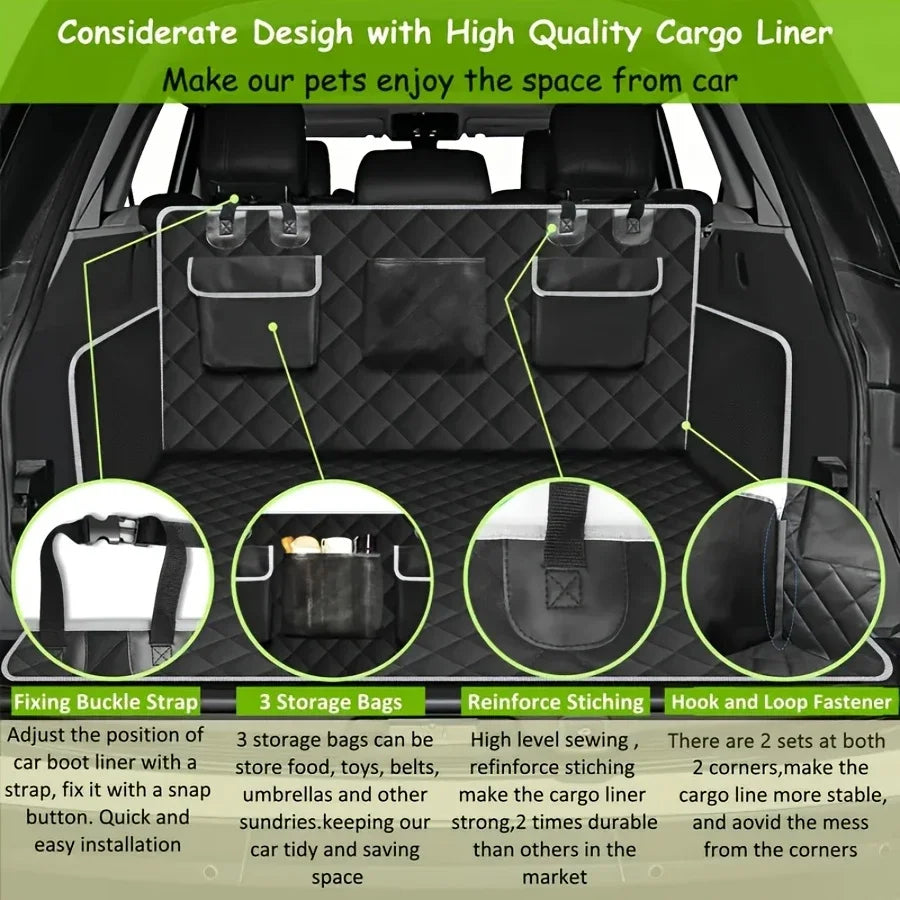 Waterproof Non-Slip SUV Cargo Liner For Large Dogs